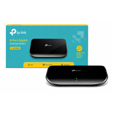 Switch Gigabit 08 Portas Tp-link Tl-sg1008d Glan 10/100/1000 Cod: 1240