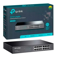 Switch Gigabit 16 Portas Tp-link Tl-sg1016d 10/100/1000 Cod: 1734