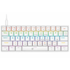 Teclado Gamer. Mecânico R8 Tpc1037w Branco Cod: 5440