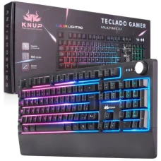 Teclado Gamer Semi Mecânico Knup Kp-te104 Rgb - Cod: 5063