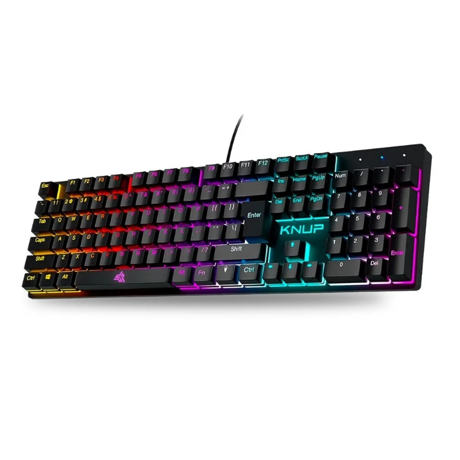 Knup Teclado Gamer. Mecânico Knup Kp-te114 Rgb