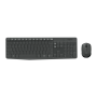 Teclado + Mouse S/ Fio Logitech Mk235 Preto Cod: 2323