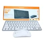 Teclado Mini + Mouse S/ Fio a Gold Tcd-03 Branco Cod: 5387