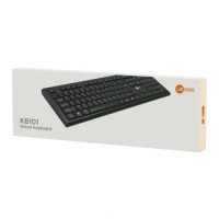 Teclado Office Lecoo Kb101 Preto Cod: 5141