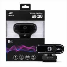 Webcam 1440p C3tech Wb-200bk Qhd 2k Cod: 5143