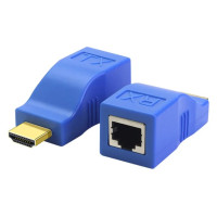 Extender Hdmi 1080p X Cabo Rede 30 Mts P/ 1 Cabo Cat5e/cat-6 Cod: 3016