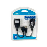 Extender Usb 2.0 X Cabo Rede Rj45 (macho/femea) Cod: 901