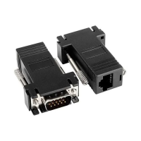 Extender Vga Macho X Cabo Rede P/ Extenção de Vga (Unid) Cod: 1308