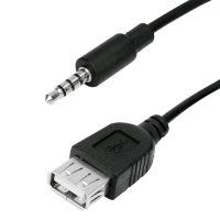 Cabo Audio P2 X Usb Femea 20cm - Cod: 2328