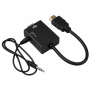 Conversor Hdmi Macho X Vga Femea Cabo P2 (hd-v) Cod: 5520 Conversor Hdmi Macho X Vga Femea Cabo P2 (hd-v) Cod: 5520