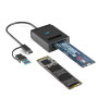 Conversor Usb X M.2 Sata+ Nvme Knup Kp-hd850 ( Usb-c / Usb3.0) - Cod: 5082