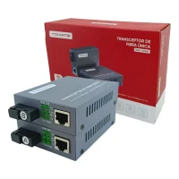 Conversor de Midia Fibra Glan A/b Tomate Mhd-1000d 10/100/1000 - Cod: 5536
