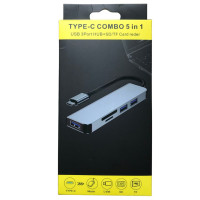 Hub Type-c Shinka 5in1( Usb3.0 / Sd Tf)- Cod: 4581