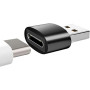 Adaptador Otg ( Usb2.0 Macho X Type c Femea ) Cod: 4089