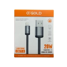 Cabo Celular Lighting 20w a Gold Cb77-2 ( Iphone ) - Cod: 5074