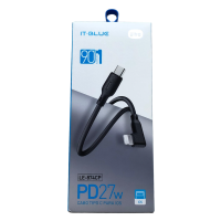 Cabo Celular Lighting X Type c 27w It-blue Le-874cp ( P/ Iphone ) - Cod: 4933