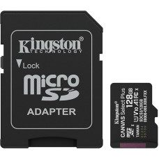 Micro Sd. 128gb Kingston 150mb/s Canvas Select Plus C10 U1 V10 A1 Cod: 5371