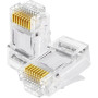 Conector Rj45 Cat6 Vazado C/ 100 ( P/ Cabo de Rede ) Cod: 5311