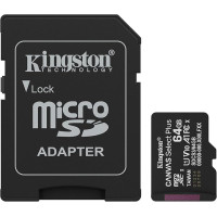 Micro Sd 64gb Kingston 100mb/s Canvas Select Plus C10 U1 V10 A1  Cod: 5834