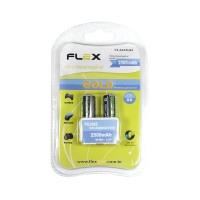Pilha Recarregavel Flex (aa) 2500mah C/2und - Cod: 5041