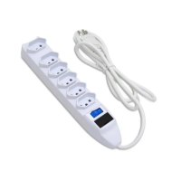 Protetor Elet. 6 Tomadas 10amp 5mts Branco - Cod: 5061