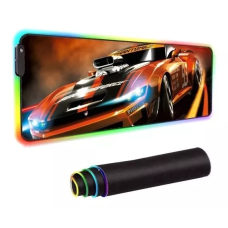 Mouse Pad Gamer Rgb Extra Grande 80x30cm Carro de corrida - Cod: 4429