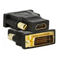 Adaptador Dvi-d Macho ( 24+1 ) X Hdmi Femea Cod: 3724