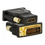 Adaptador Dvi-d Macho ( 24+1 ) X Hdmi Femea Cod: 3724