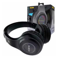 Fone Bluetooth 5.0 B-max Bm-106 Rgb Preto - Cod: 4204