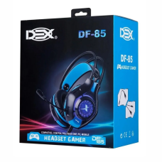 Fone P3 Headset Gamer Dex Df-85 C/ plug Usb Para Luz Cod: 4131